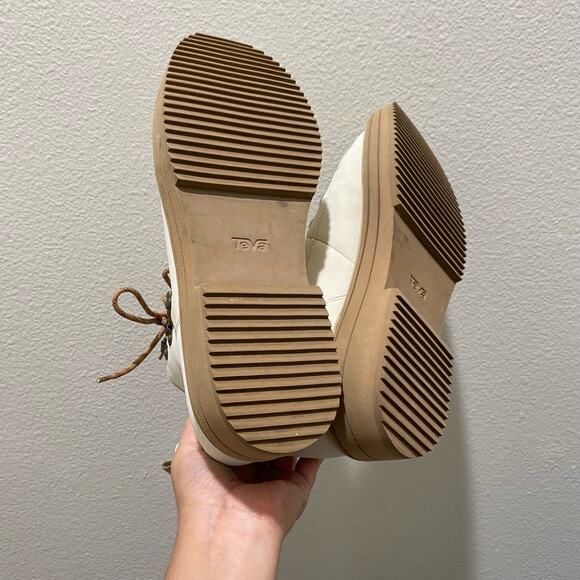 Teva Midform Lace up Boot in White Swan sz US 11 - Picture 9 of 11